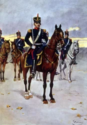 Ufficiale granatiere a cavallo dell
