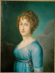 Maria Antonia di Sicilia, moglie del Granduca Leopoldo II (dipinto su tela)