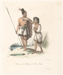 Abbigliamento degli abitanti di Houa-Houa (Nuova Zelanda)