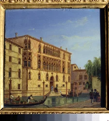 Veduta di Venezia: il palazzo Giovanelli