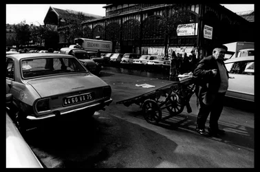 Les halles de Paris poco prima della demolizione di agosto 1971