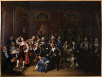 Hugues Bouffe nella lounge del Theatre des Varietes