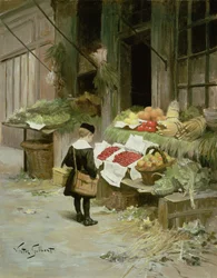 Bambino al mercato