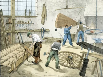 Litografia di Janson. XIX secolo