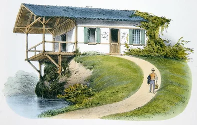 Casa di un guardiacaccia, illustrazione da 