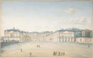 Cortile del castello di Saint-Cloud