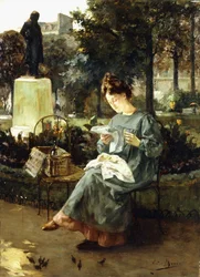 Pomeriggio nei giardini del Lussemburgo