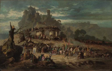 La partenza dei crociati, 1863