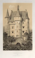 Architettura Pittoresca o Monumenti del XV e XVI Secolo: Castelli di Francia del XV e XVI Secolo: Tav. 52, Castello di Fay (Maine)