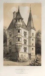 Architettura Pittoresca o Monumenti del XV e XVI Secolo: Castelli di Francia del XV e XVI Secolo: Tav. 61, Antico Feudo di Fley (Nièvre)