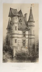 Architettura Pittoresca o Monumenti del XV e XVI Secolo: Castelli di Francia del XV e XVI Secolo: Tav. 63, Antico Maniero di La Fosse (Saône et Loire)