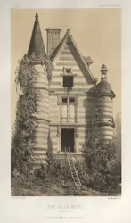 Architettura Pittoresca o Monumenti del XV e XVI Secolo: Castelli di Francia del XV e XVI Secolo: Tav. 72, Feudo di La Motte (Saône et Loire)