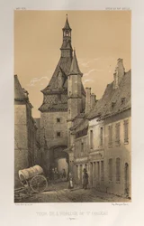 Architettura Pittoresca o Monumenti del XV e XVI Secolo: Castelli di Francia del XV e XVI Secolo: Tav. 42, Torre dell