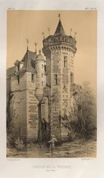 Pl. 28, Chateau De La Verdiere Ille en Vilaine, pubblicato 1860