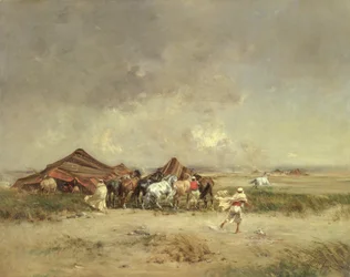 Accampamento arabo, 1872