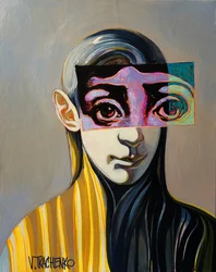 Sguardo enigmatico e frammentato