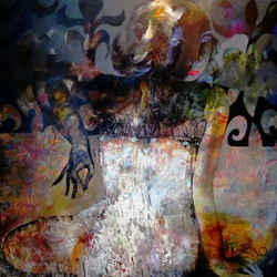 Misteriosa donna astratta