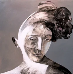 Misteriosa donna astratta