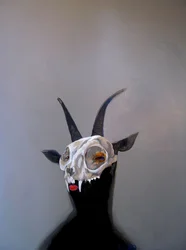 Teschio di capra mistico