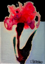 Fiore astratto rosso