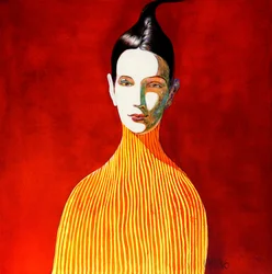 Ritratto stilizzato di una donna