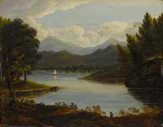 Scena del fiume Hudson, 1830-50