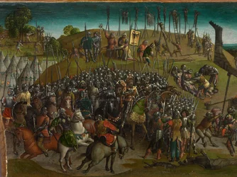 Conquista di Gerusalemme da parte di Tito (predella)