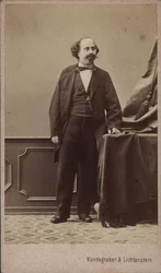 Ritratto del violinista e compositore Moritz Kässmayer 1831-1884
