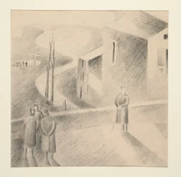 Sette disegni originali e manoscritti dell