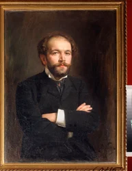 Ritratto del compositore Nikolai Medtner (1879-1951)
