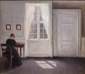 Interno in Strandgade, luce solare sul pavimento