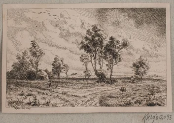 Paesaggio con tempo tempestoso