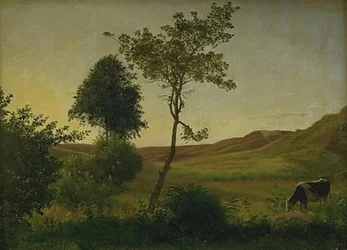 Paesaggio presso Hald verso sera