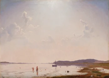 Veduta del fiordo di Roskilde vicino a Frederikssund, Zelanda