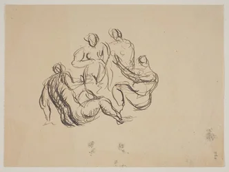 Composizione con cinque donne nude