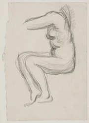 Modella femminile seduta