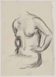 Modella femminile seduta