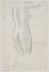 Modello femminile in piedi