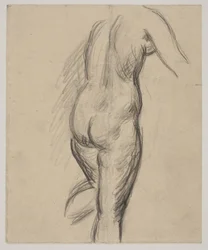 Modello femminile in piedi