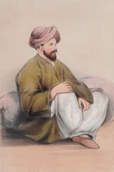Maggiore Eldred Pottinger, Artiglieria di Bombay, assegnato al Servizio Politico