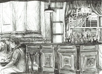 Caffè al Royal Exchange, Manchester, 2011