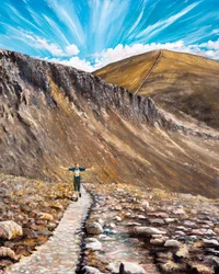John nelle montagne di Mourne, 2024