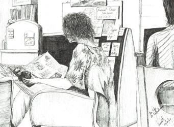 Lettura alla libreria Waterstones di Manchester, 2007