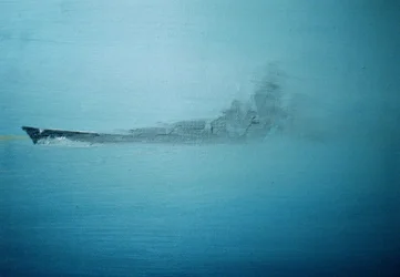Scharnhorst nella nebbia mattutina Channel Dash 1942