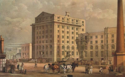 Raffineria di zucchero in Leman Street, Stepney, Londra, 1851