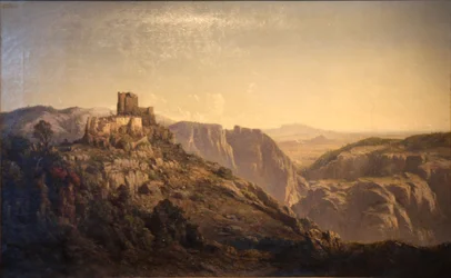 Vista panoramica delle colline dallo Château d