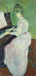 Marguerite Gachet al pianoforte, 1890