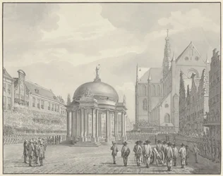 Il giuramento del Regolamento del Governo sulla Piazza Grande di Haarlem, 5 settembre 1787