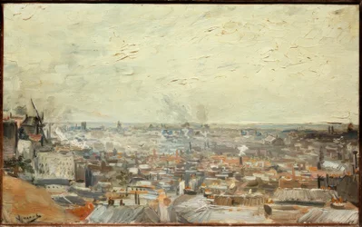 Vista di Parigi da Montmartre