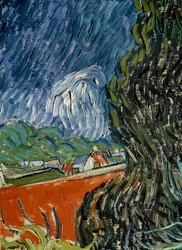 Il giardino del Dottor Gachet ad Auvers-sur-Oise (dettaglio)